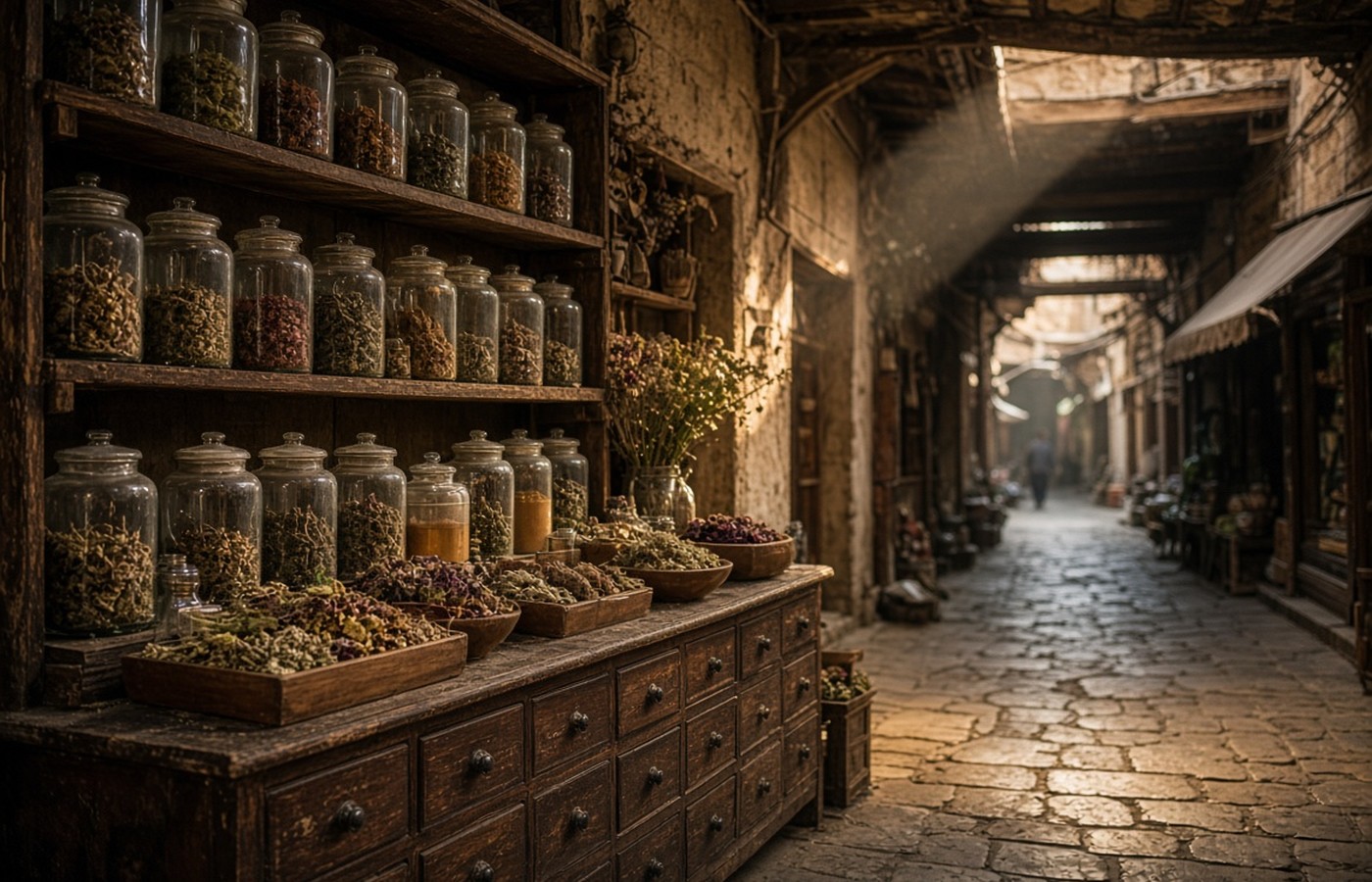 Masuleh old bazaar